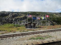 Skagway - US/Canada border. 