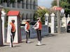 Changing of the guard- at Headquarters of The Barbados Legion