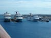ships docked in bahamas