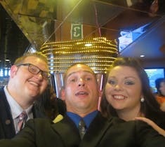 Fun times with Cruise Director Corey & Assistant CD Katie