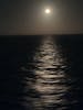 Moon on the sea