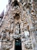 one side of the Sagrada Familia