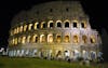 Rome's Coliseum at night