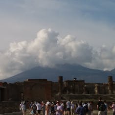 Naples, Italy - Vesuvius ... not erupting... just clouds!