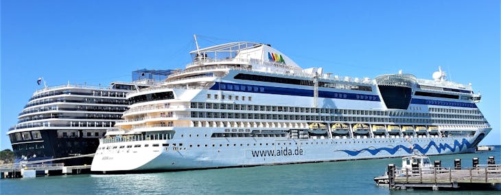 Holland America & AIDA both owned by Carnival Corporation. - Zuiderdam