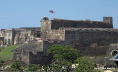 San Juan, Puerto Rico - TheSan Cristobal  Fort as seen from Old San Juan