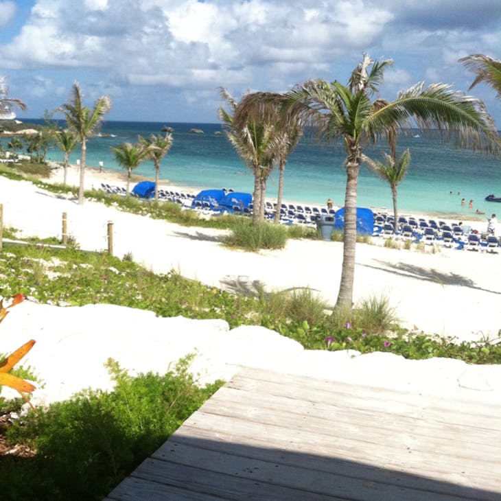 Great Stirrup Cay (Cruise Line Private Island), Bahamas - View from Cabana 2 on Great Stirrup Cay