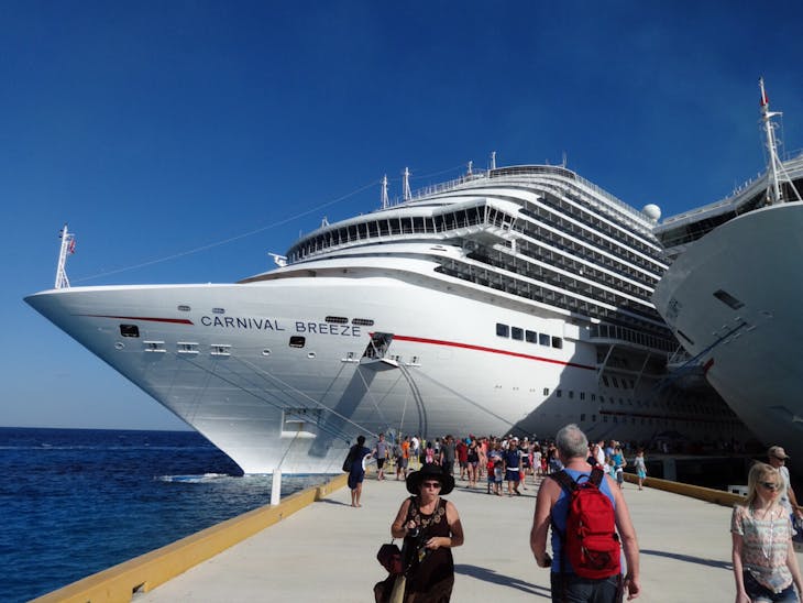 Carnival Breeze Cozumel Mexico 4-10-14 - Carnival Breeze