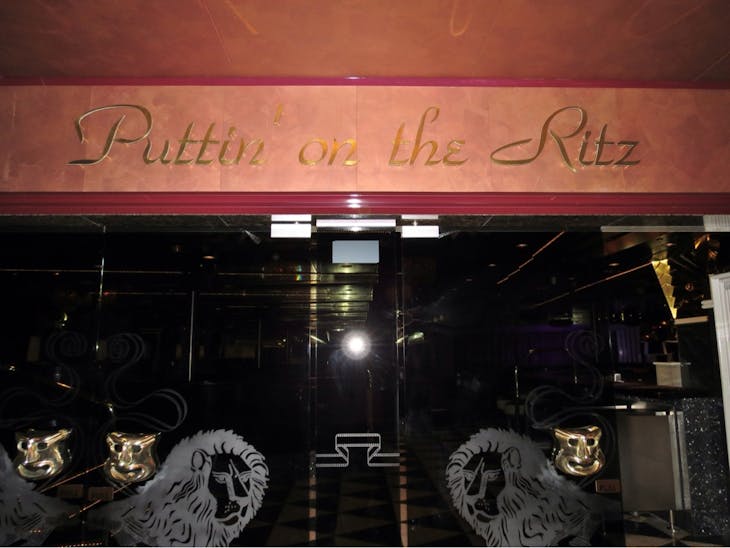 Puttin On The Ritz Aft Lounge Entrance - Carnival Fascination