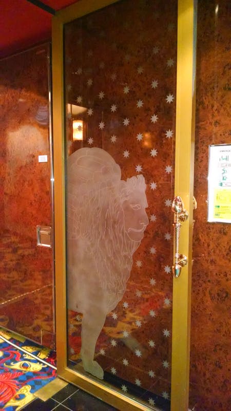 the little things: etched glass doors - Norwegian Gem