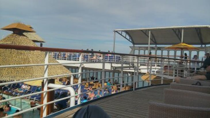 view of the pool deck - Carnival Inspiration