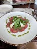 Beef carpaccio 