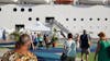 Embarkation in Fort de France, Martinique.  