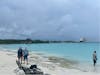 Half Moon Cay - cold, overcast, rainy day.