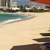 View of French side from Mullet Bay Beach