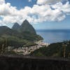 View of pitons