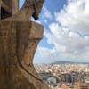 View from inside Sagrada Familia 