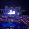 View of the Nba finals game on ship