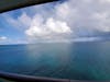 Rainbow as seen from our balcony! Ship docked at Cococay