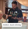 Main dining waiter Aniket