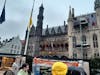 The centre of Brugge and city centre. 