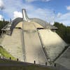 Olympic Ski Jump Doesn't look the same without snow