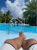 Relax time at the Lagoon pool at Coco Cay.