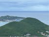 Emerald Princess from the top of mountain in St Maarten 