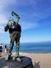 What can you say great culture in Puerto Vallarta this is walking along the seafront I think it's called the malecon.