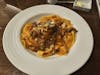 Early dining - lamb pappardelle, very tasty