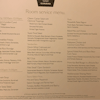 Room service menu 