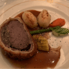 Beef wellington in main dining room 