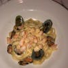 Seafood linguine pasta