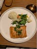 Main dining room---salmon with veggies