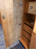 Closet w three drawers, safe, counter space