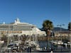 View of Jewel in port at Vigo. 