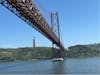 Lisbon- headed back out to sea. View from my cabin. 