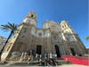 Outside of Cadiz Cathedral. 