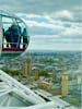 View of Big Ben from the London Eye. 