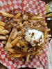 Pulled pork poutine at Coco Rico Cafe