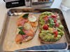 Smoked Salmon and Avacado Toasts at The Galley