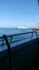 View of the ship from the tender boat