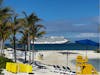 View of ship from our Cabana