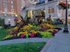 Beautiful flowers outside the empress hotel