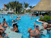 Swim up bar