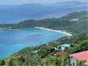 Views of Magen's Bay from Mountain Top on St Thomas