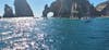 The Arch at Land's End from a sailboat.