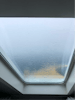 Cabin view during a rain storm 