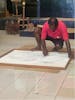Sand artist, Vanuatu 
