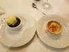 Molten cake and cremebrule